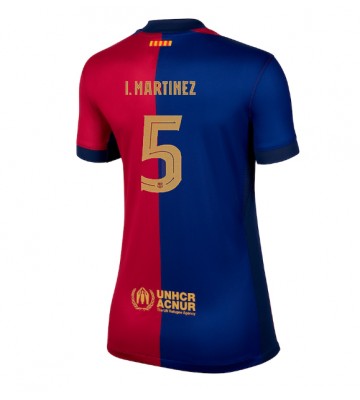 Barcelona Inigo Martinez #5 Hemmatröja Kvinnor 2024-25 Kortärmad